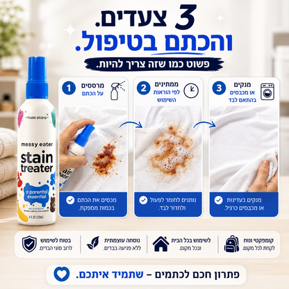 מסיר הכתמים המיידי של HOMELY