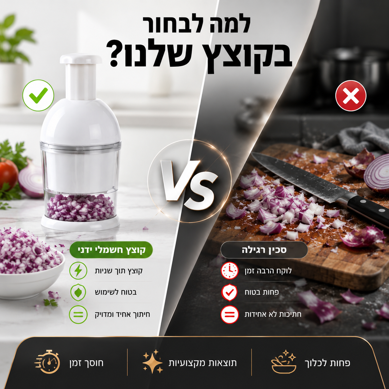 קוצץ ירקות מקצועי | PrepMaster™
