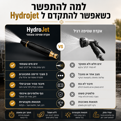 אקדח שטיפה עוצמתי | HydroJet