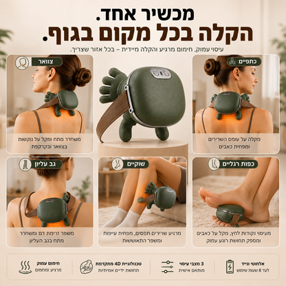 מעסה שרירים מקצועי | DeepRelax™