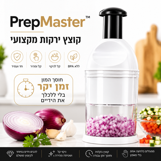 קוצץ ירקות מקצועי | PrepMaster™