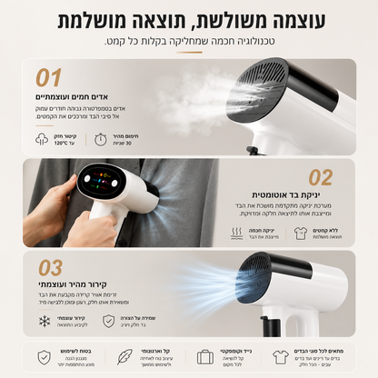 מגהץ אדים עוצמתי | HOMELY