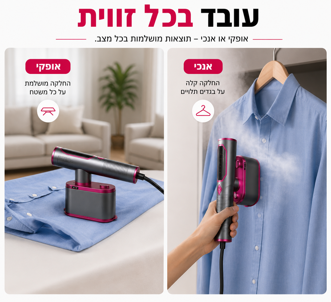 מגהץ האדים החכם | ULTRA STEAM™