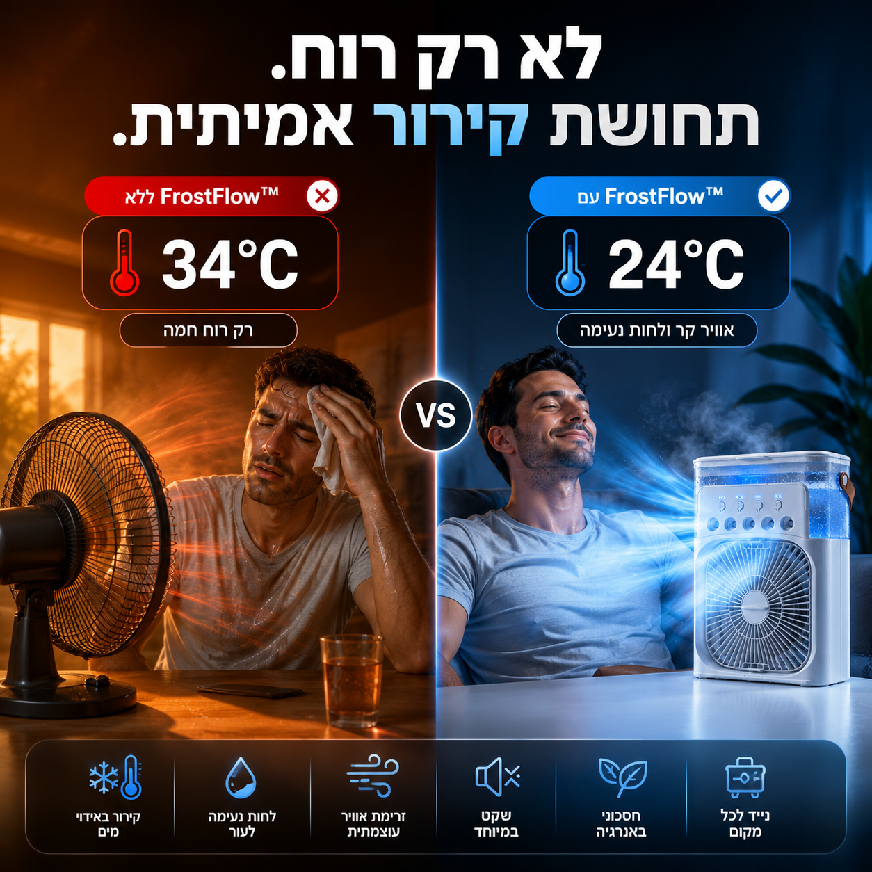 מערכת קירור ניידת | FrostFlow™