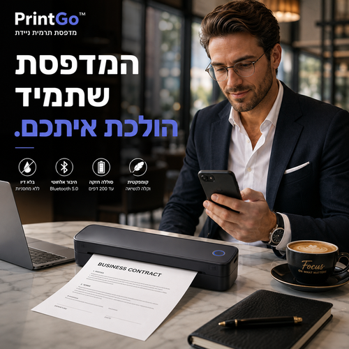 PrintGo™ | מדפסת תרמית ניידת