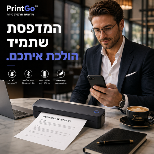 PrintGo™ | מדפסת תרמית ניידת